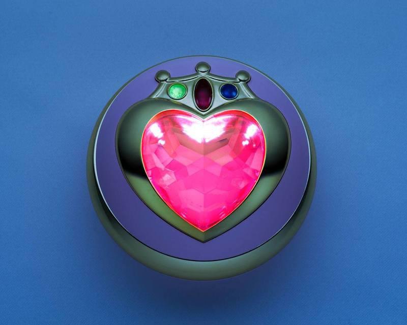 Preview: Chibiusas Verwandlungsbrosche - Prism Heart Compact - Proplica