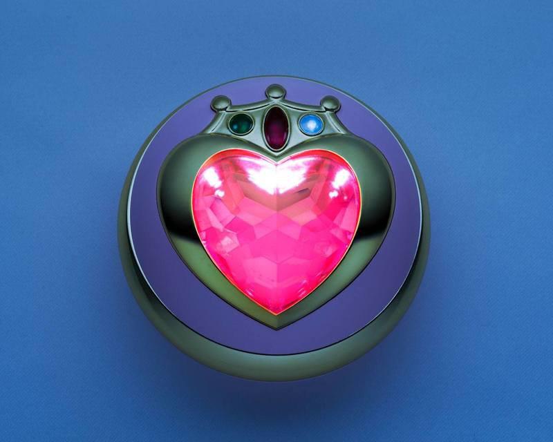 Preview: Chibiusas Verwandlungsbrosche - Prism Heart Compact - Proplica