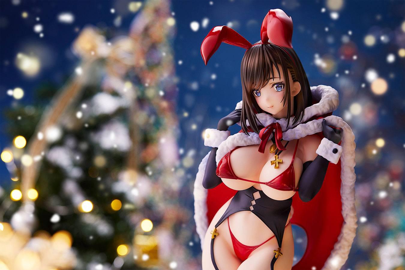 Preview: Christmas Bunny - Original Character by Matarou - Pink Cat