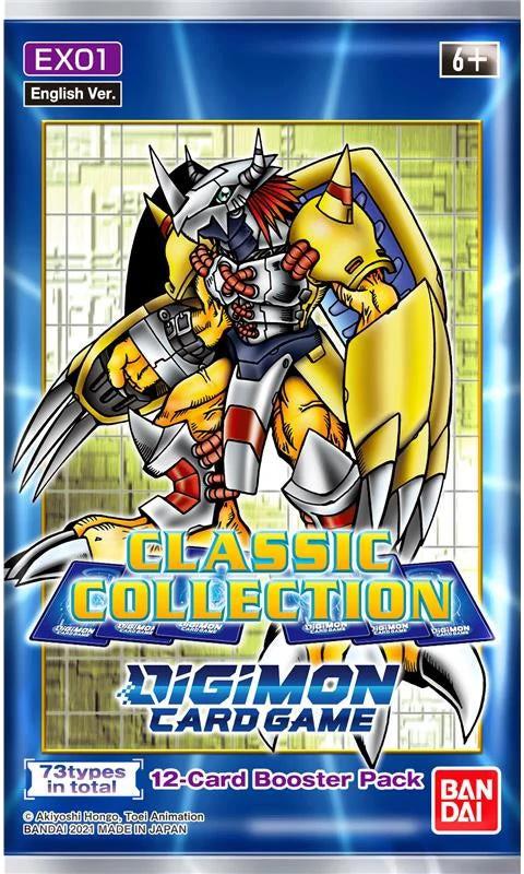 Preview: Classic Collection (EX-01) - Digimon Card Game - Booster Display - Englisch (24 Booster mit je 12 Karten)