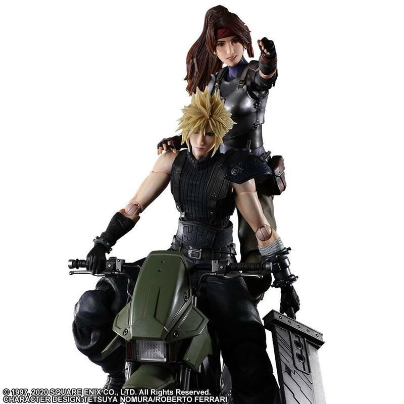 Preview: Cloud, Jessie & Bike - Final Fantasy VII Remake Play Arts Kai - Square Enix