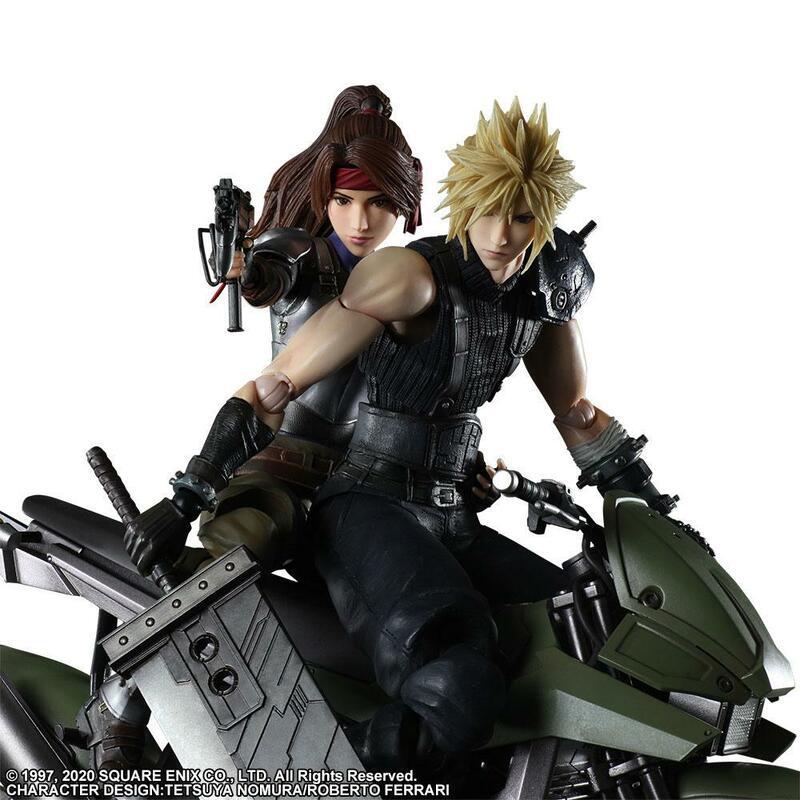 Preview: Cloud, Jessie & Bike - Final Fantasy VII Remake Play Arts Kai - Square Enix