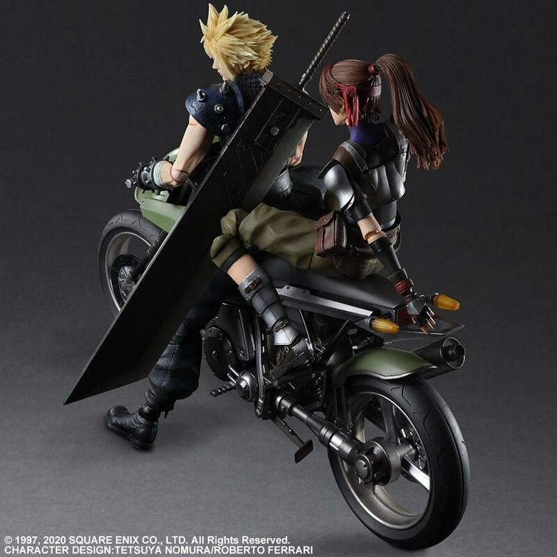 Preview: Cloud, Jessie & Bike - Final Fantasy VII Remake Play Arts Kai - Square Enix