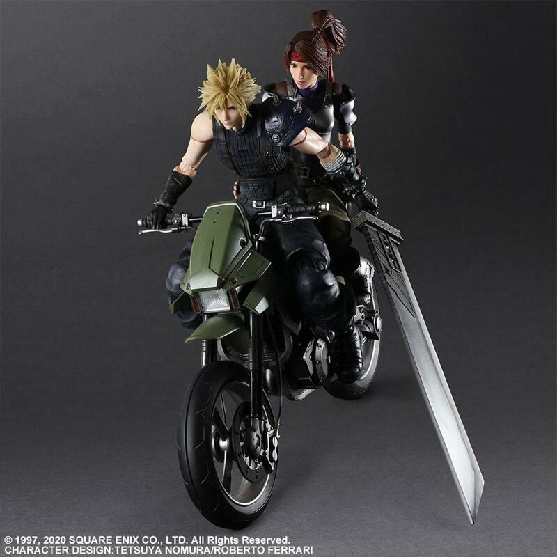 Preview: Cloud, Jessie & Bike - Final Fantasy VII Remake Play Arts Kai - Square Enix