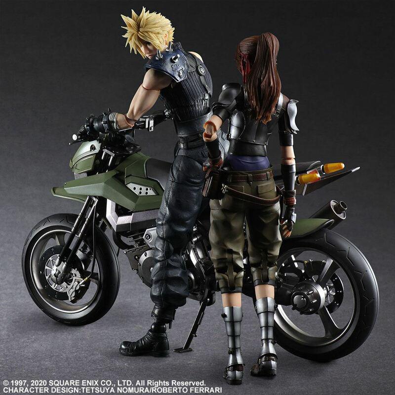 Preview: Cloud, Jessie & Bike - Final Fantasy VII Remake Play Arts Kai - Square Enix