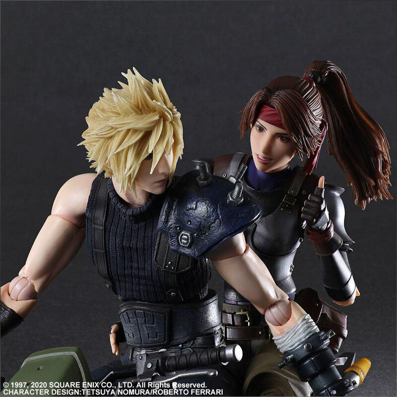 Preview: Cloud, Jessie & Bike - Final Fantasy VII Remake Play Arts Kai - Square Enix