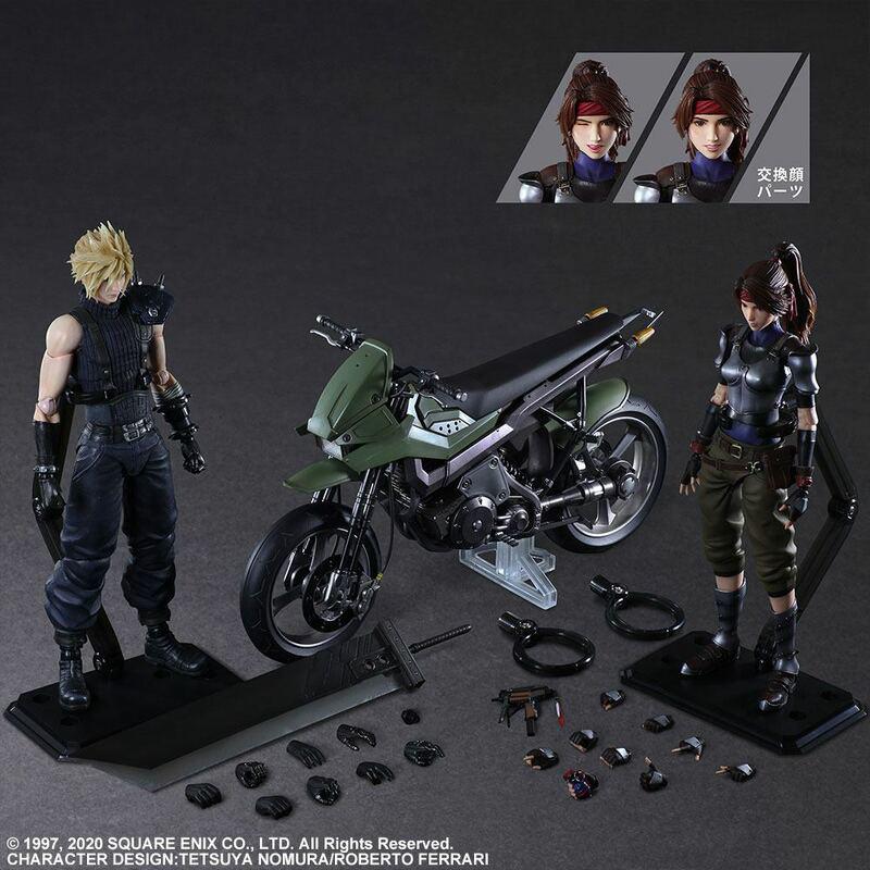 Preview: Cloud, Jessie & Bike - Final Fantasy VII Remake Play Arts Kai - Square Enix