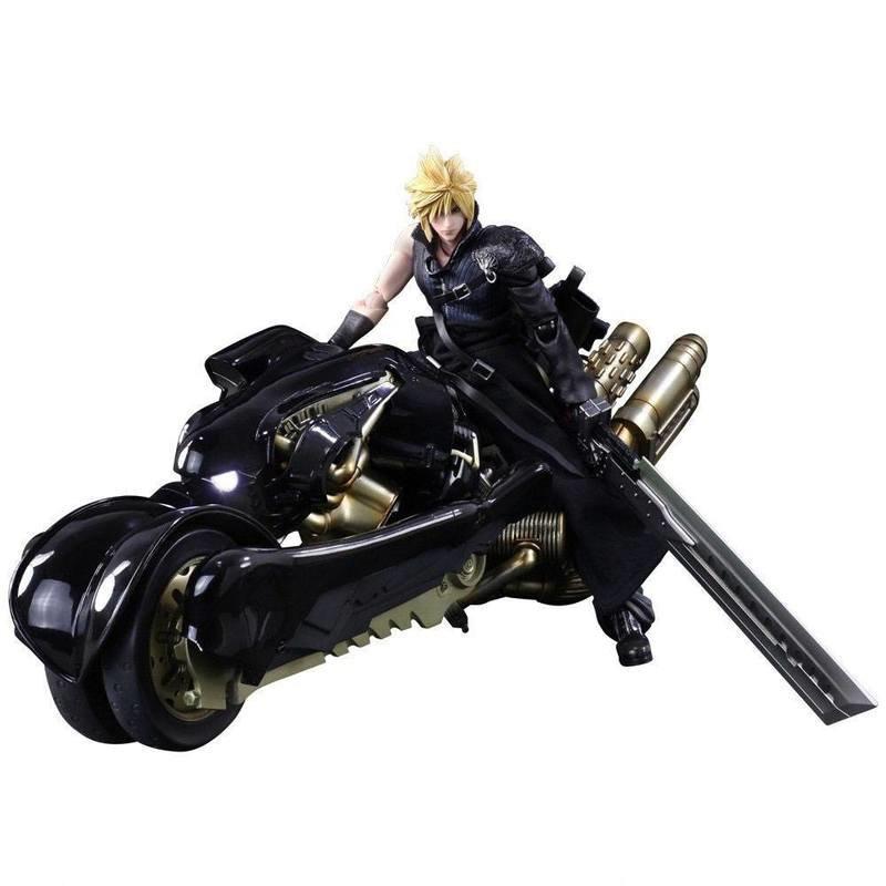 Preview: Cloud Strife und Fenrir - Advent Children Play Arts Kai