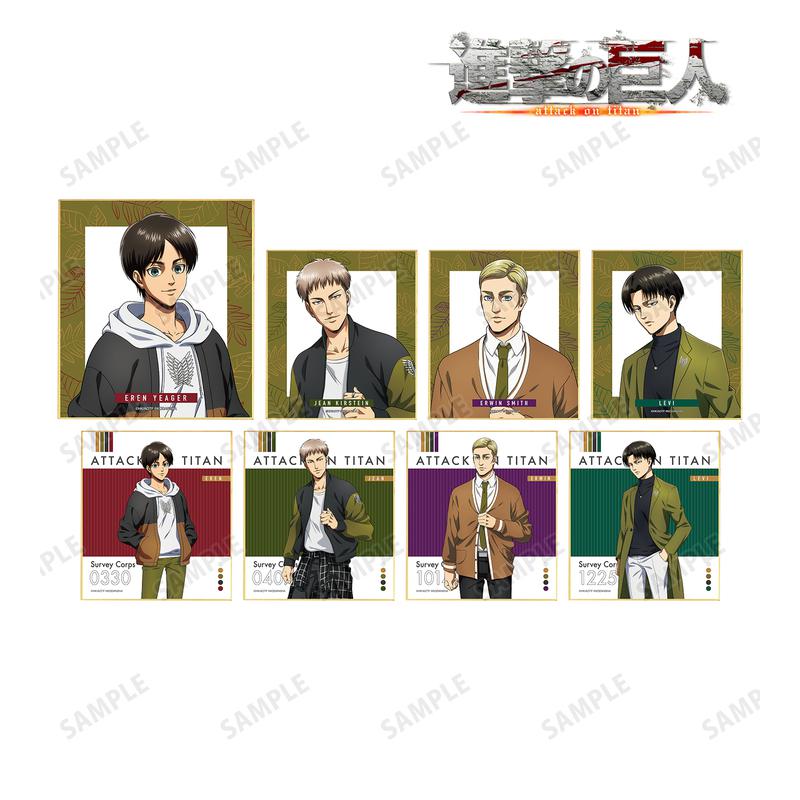 Preview: Lucky Box - Attack on Titan (Similar Look Version) - Tobu Zoo Collaboration Original Illustration Similar - Trading Mini Shikishi  - Armabianca