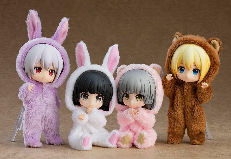 Preview: Bär - Pink - Kigurumi Pajamas - Nendoroid Doll Outfit Set - Good Smile Company