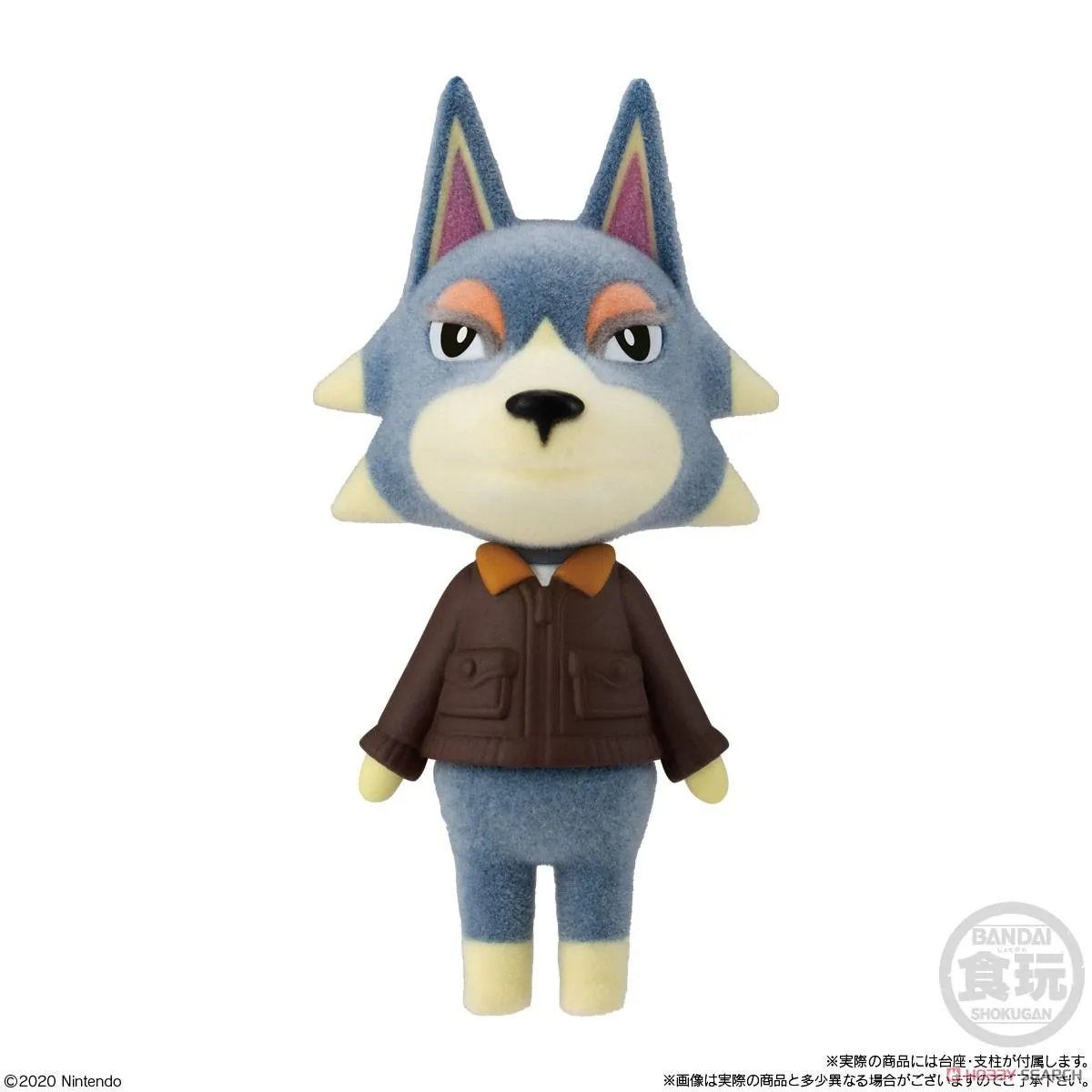 Preview: Weber / Wolfgang / Robo - Minifigur mit beflockter Oberfläche - Animal Crossing: New Horizons - Bandai