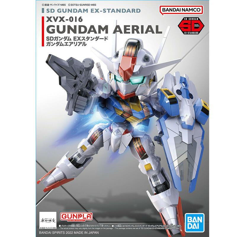 Preview: XVX-016 Gundam Aerial - Mobile Suit Gundam: The Witch From Mercury - SD Gundam EX-Standard - Modelkit - Bandai Spirits