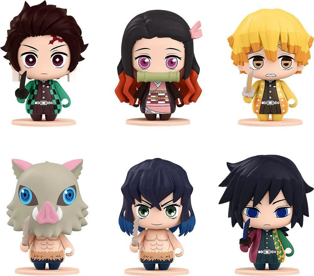 Preview: Komplett Set - Demon Slayer - Pocket Maquette Mini-Figuren - Sortiment Kimetsu no Yaiba