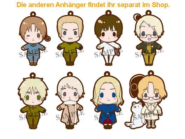 Preview: Deutschland - Hetalia Rubber Strap Collection Vol.1 Renewal Version