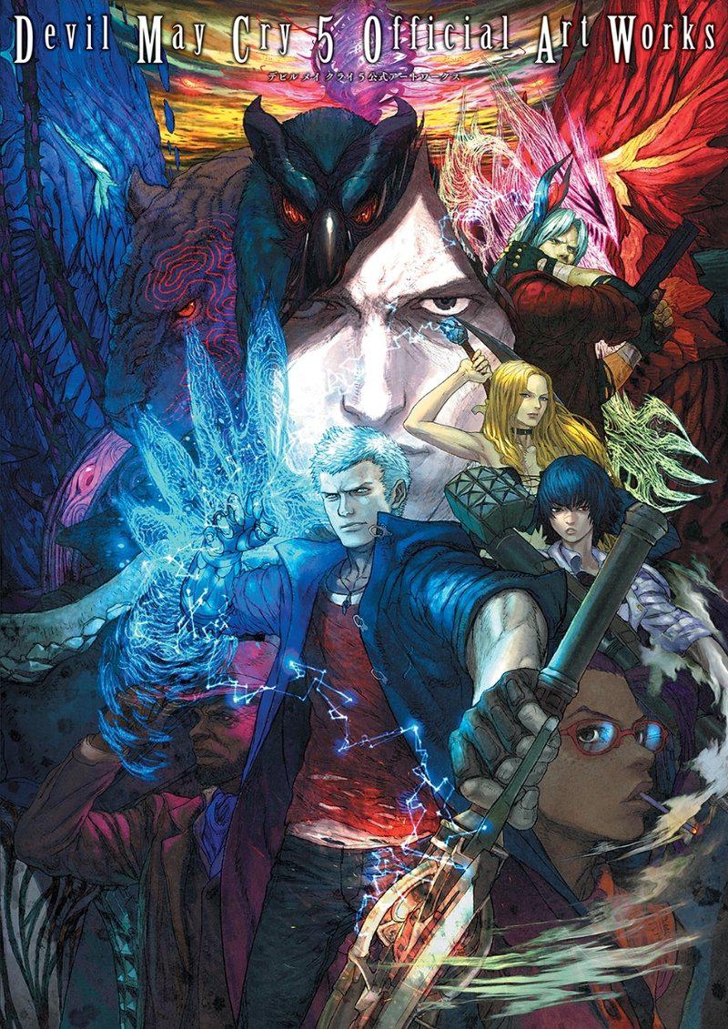 Preview: Devil May Cry 5 Official Art Works - Artbook (Japanische Ausgabe)