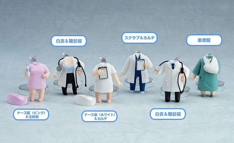 Preview: Dress-Up Clinic Set - Nendoroid More Zubehör Set - 6 Outfits