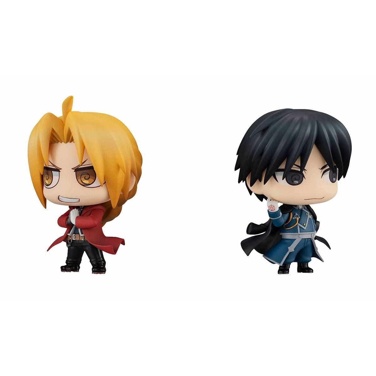 Preview: Edward Elric & Roy Mustang - Chimi Mega Buddy Series - Fullmetal Alchemist - Minifiguren 2er-Pack - Megahouse