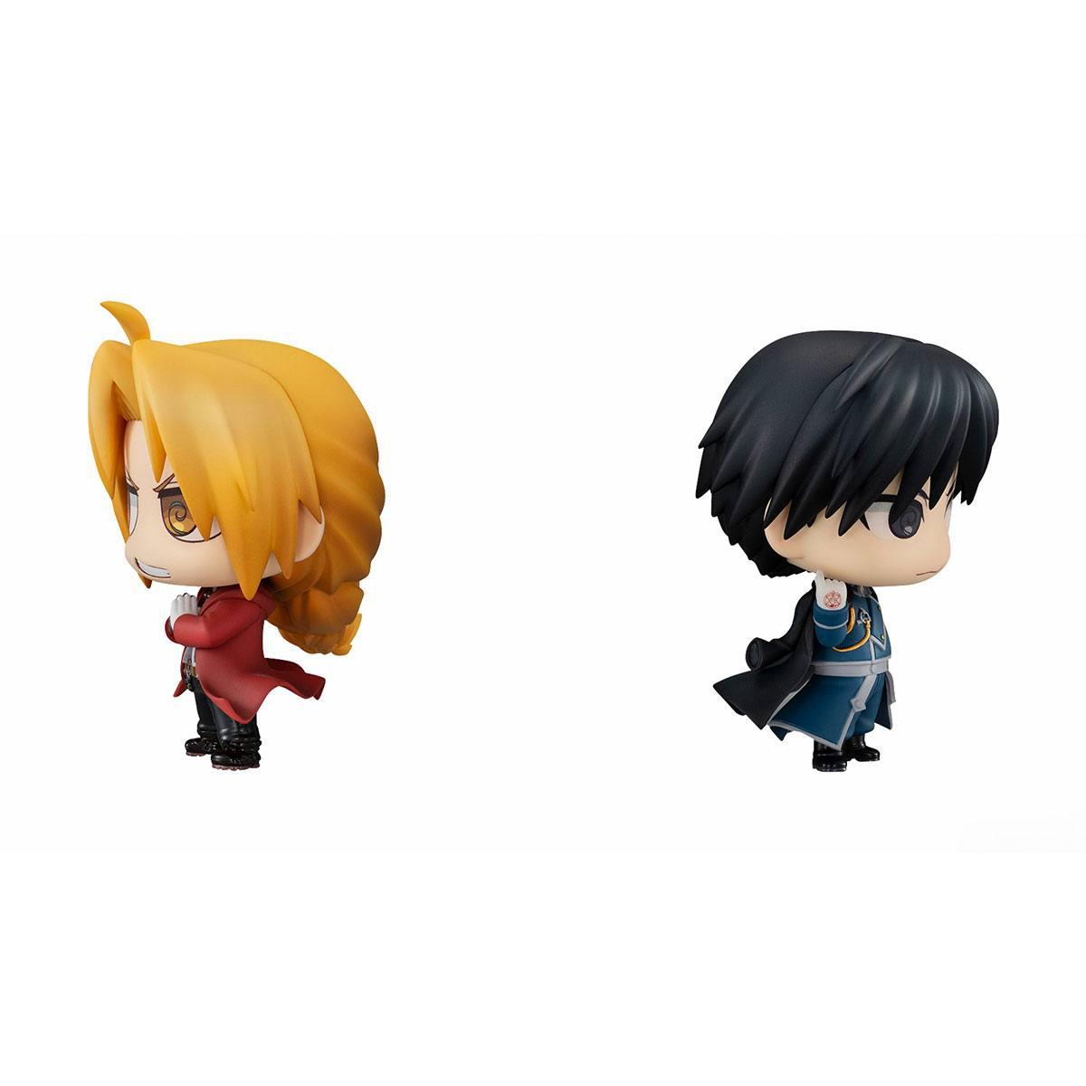 Preview: Edward Elric & Roy Mustang - Chimi Mega Buddy Series - Fullmetal Alchemist - Minifiguren 2er-Pack - Megahouse