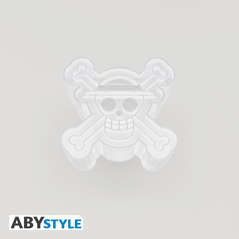 Preview: Eiswürfel-Formen/ Eiswürfel-Behälter Totenköpfe/ Emblem - One Piece - AbyStyle