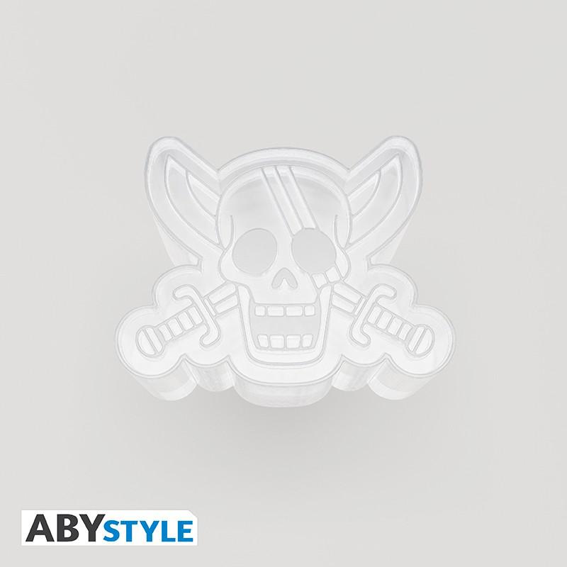 Preview: Eiswürfel-Formen/ Eiswürfel-Behälter Totenköpfe/ Emblem - One Piece - AbyStyle