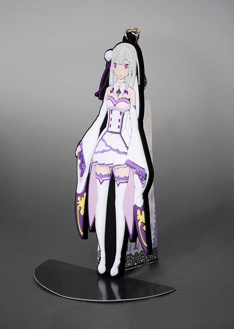 Preview: Emilia - Gummi-Schlüsselanhänger - Re:ZERO