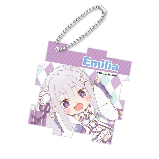 Preview: Emilia - Re:Zero - Acrylic Strap Chara Dolce - Star mine