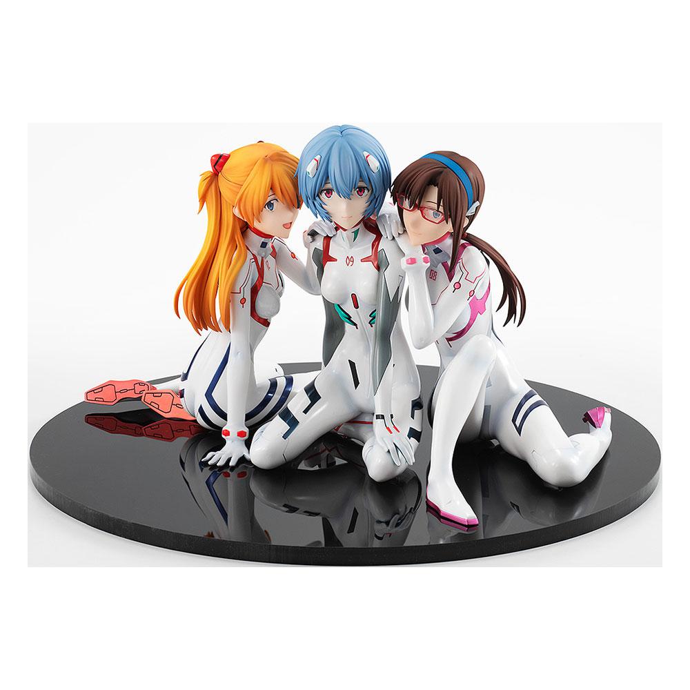 Preview:  Asuka & Rei & Mari - Evangelion: 3.0+1.0 - Statue 1/8 - Newtype Cover Ver. - Kadokawa