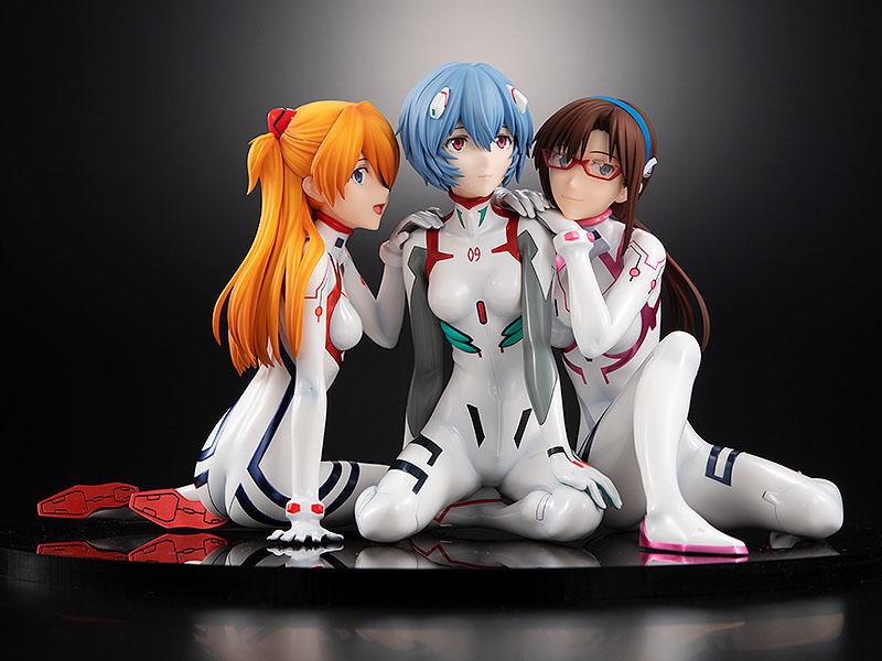 Preview:  Asuka & Rei & Mari - Evangelion: 3.0+1.0 - Statue 1/8 - Newtype Cover Ver. - Kadokawa