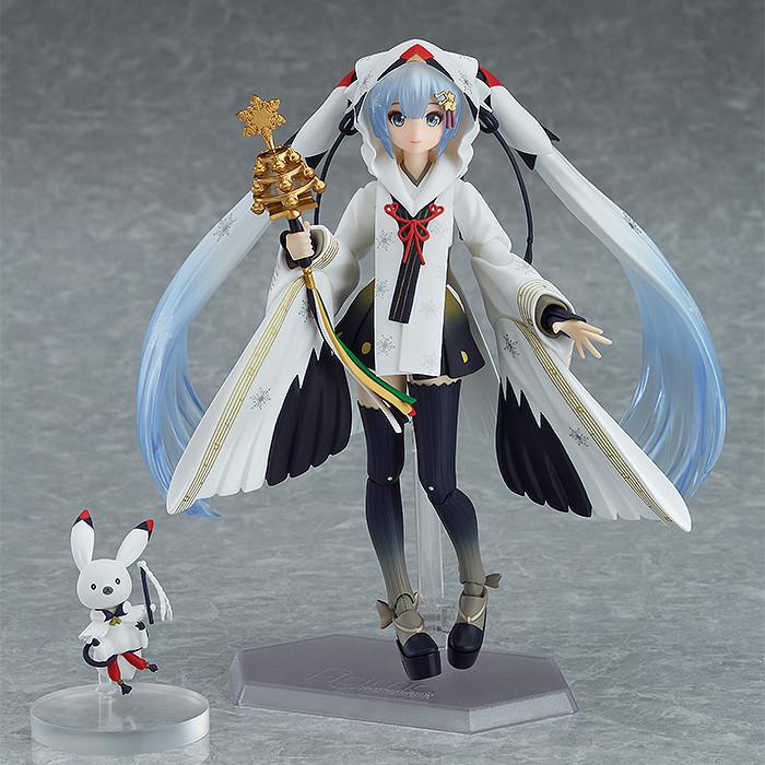 Preview: Figma EX-045 Hatsune Miku Crane Priestess Ver. - Snow Miku 2018