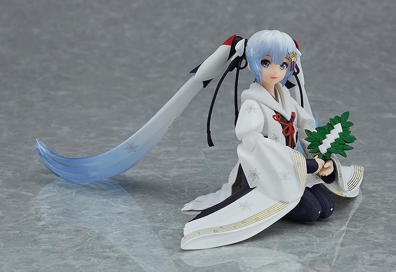 Preview: Figma EX-045 Hatsune Miku Crane Priestess Ver. - Snow Miku 2018