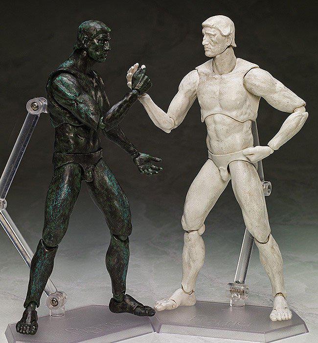 Preview: Figma SP-056b Der Denker - Stein Version - The Table Museum