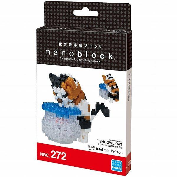 Preview: Fishbowl Cat - Nanoblock Mini Serie