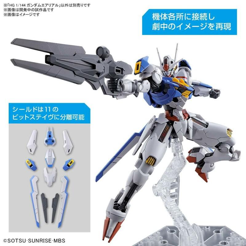 Preview: XVX-016 Gundam Aerial - Mobile Suit Gundam: The Witch From Mercury - HGTWFM 1/144 - Modelkit - Bandai Spirits