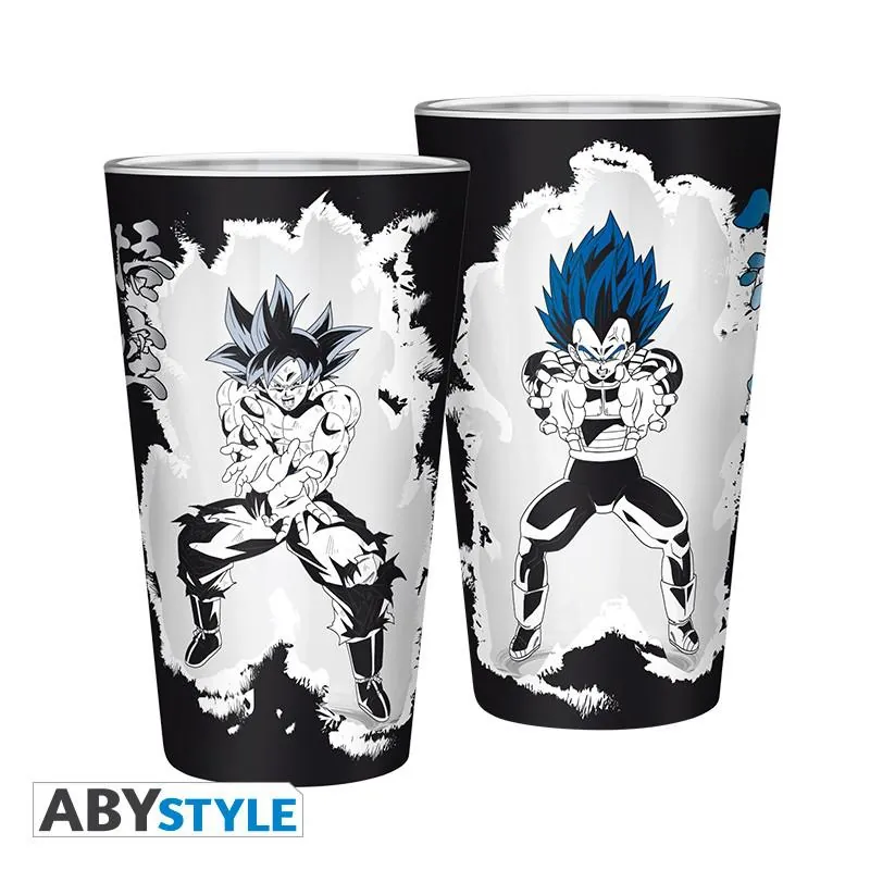 Preview: Goku / Vegeta - großes 400 ml Glas - Dragon Ball - AbyStyle