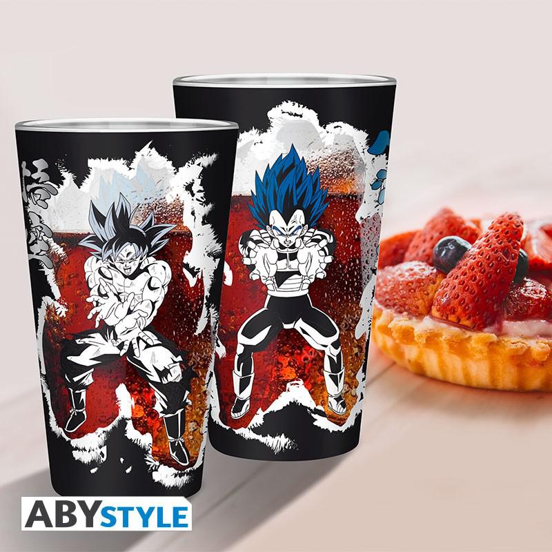 Preview: Goku / Vegeta - großes 400 ml Glas - Dragon Ball - AbyStyle