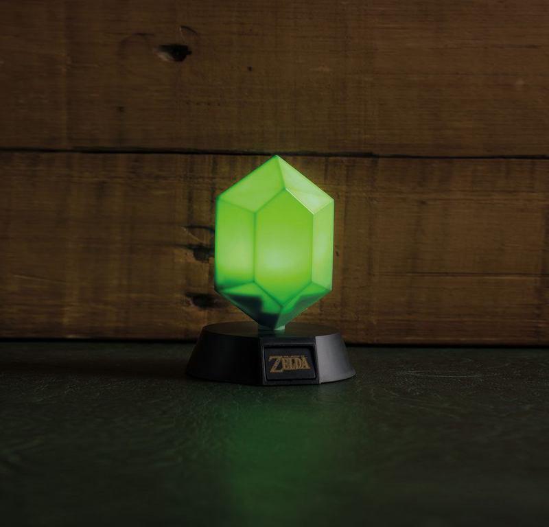 Preview: Grüner Rubin - Legend of Zelda 3D Lampe