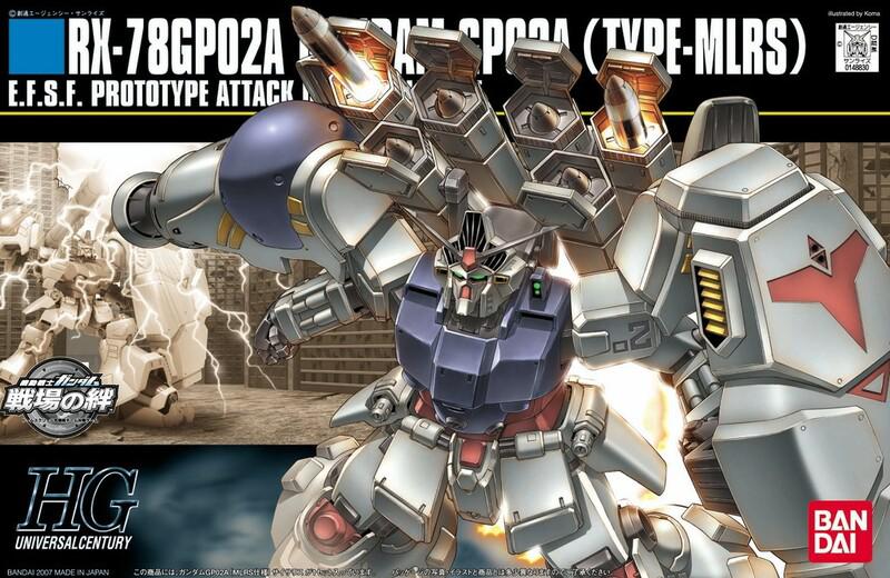 Preview: RX-78GP02A Gundam GP02A (TYPE-MLRS) - Mobile Suit Gundam - Modelkit - HGUC 1/144 - Bandai