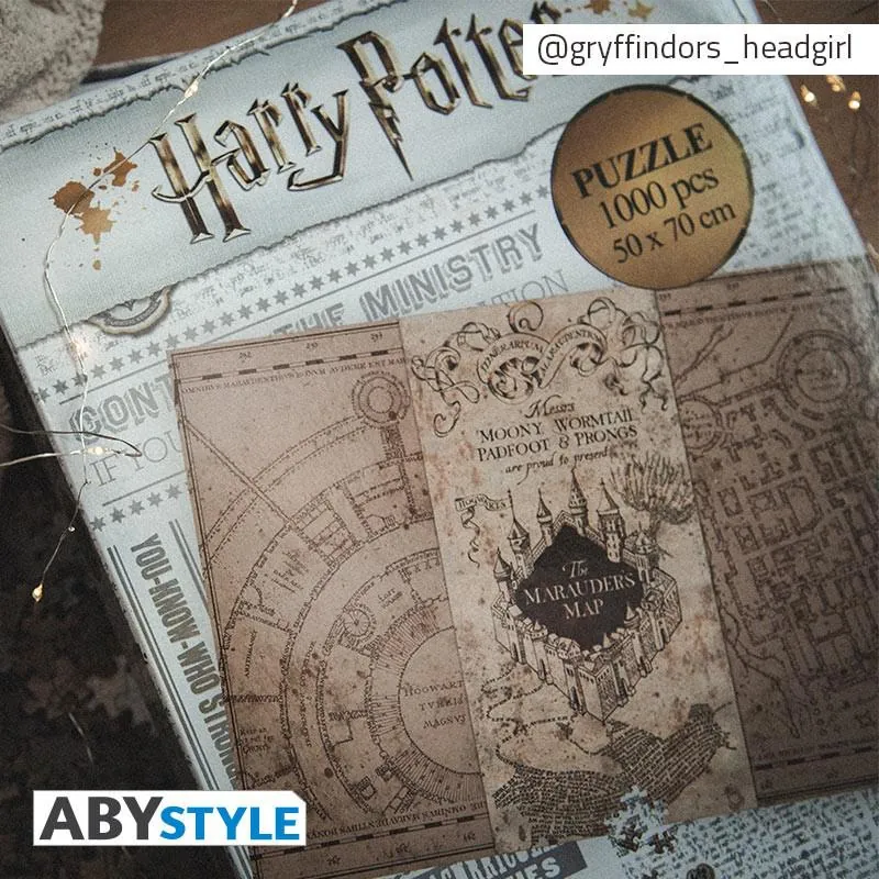 Preview: Harry Potter Puzzle - Marauder's Map (1000 Teile)