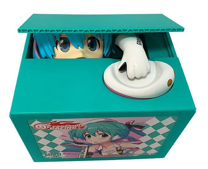 Preview: Hatsune Miku - GT Project - Racing Miku 2019 Version - Spardose türkis