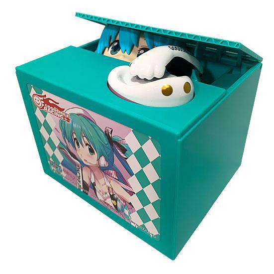 Preview: Hatsune Miku - GT Project - Racing Miku 2019 Version - Spardose türkis