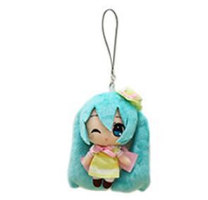 Preview: Hatsune Miku Spring Time (C) - Hut und Zwinkernd - Taito Plüsch-Anhänger