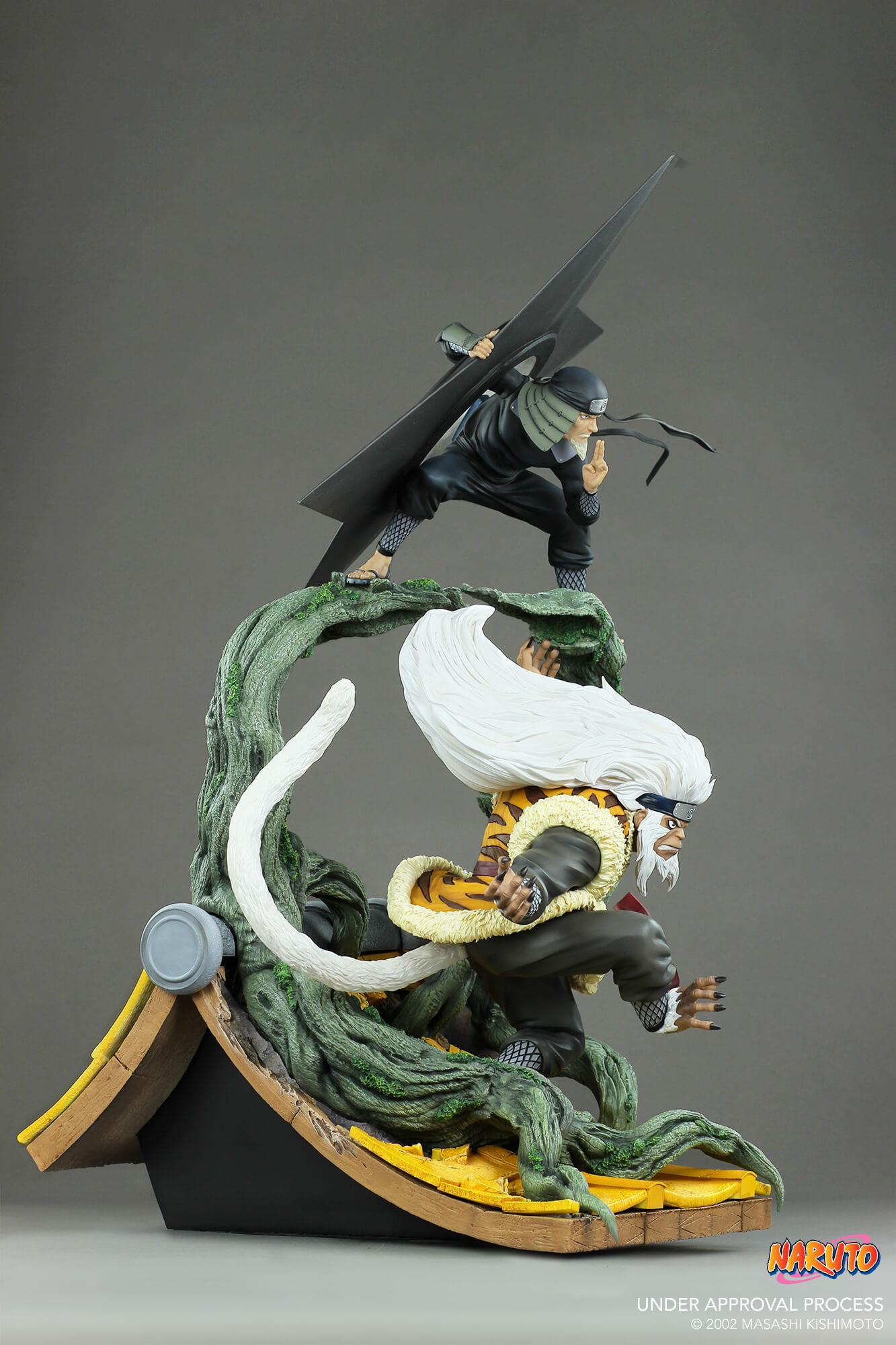 Preview: Hiruzen Sarutobi und Enma - Sandaime Hokage - the last fight - Oniri Creations