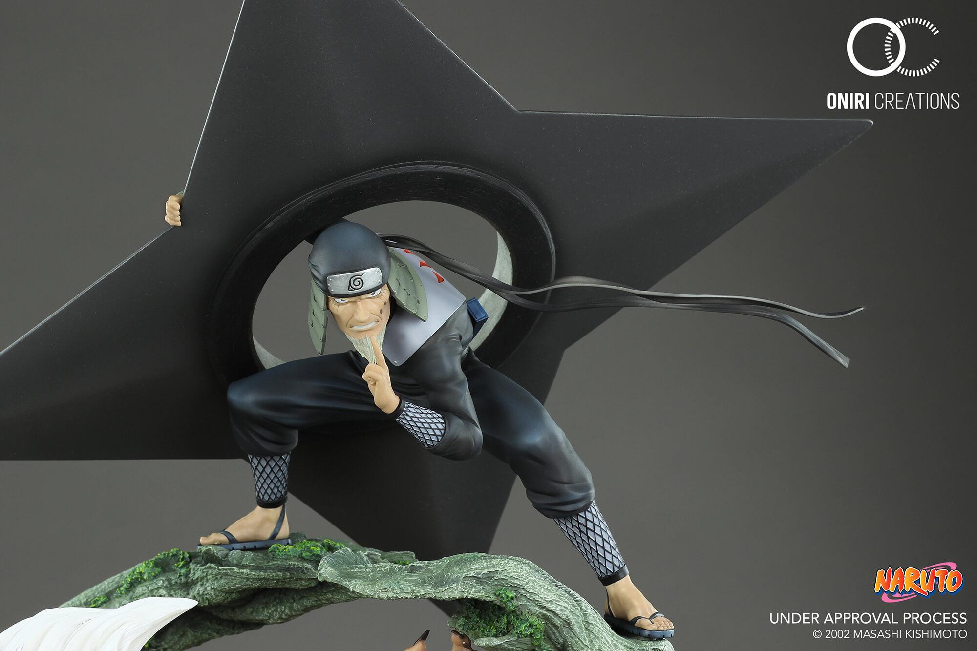 Preview: Hiruzen Sarutobi und Enma - Sandaime Hokage - the last fight - Oniri Creations