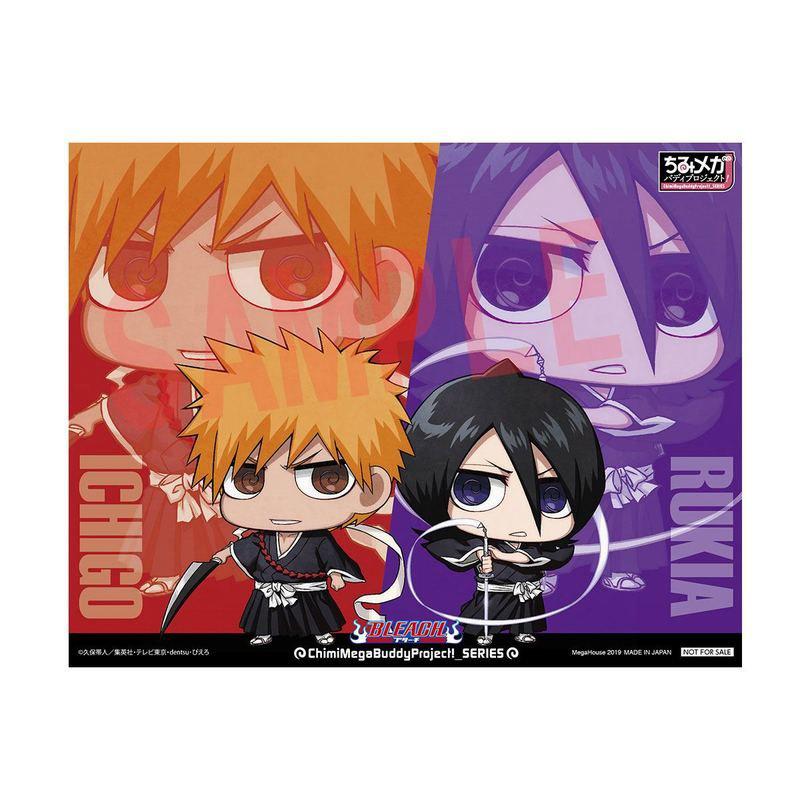 Preview: Ichigo Kurosaki und Rukia Kuchiki - Bleach Chimi Mega Buddy Doppelpack - Megahouse