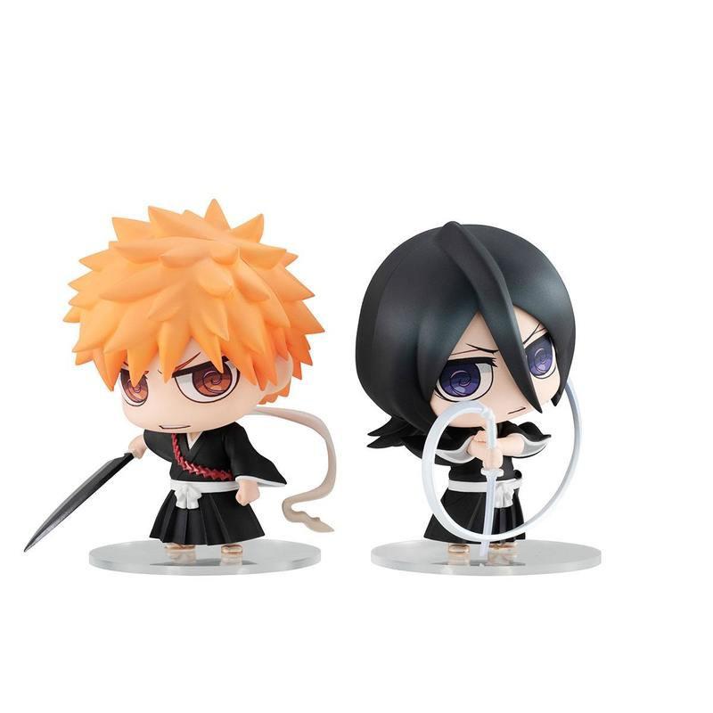 Preview: Ichigo Kurosaki und Rukia Kuchiki - Bleach Chimi Mega Buddy Doppelpack - Megahouse