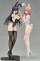 Preview: Black Bunny Aoi & White Bunny Natsume - Ikomochi Original Character - Statuen 1/6 - Ensoutoys