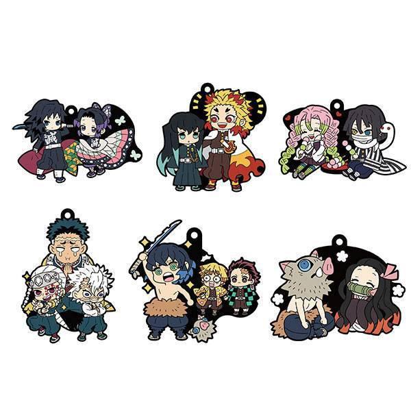 Preview: Inosuke Hashibira, Tanjiro Kamado & Zenitsu Agatsuma - Kimetsu no Yaiba - Buddy Collection Vol. 2 Gummi-Anhänger