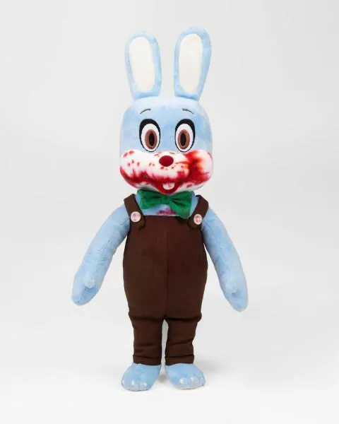 Preview: Robbie the Rabbit mit Sound - blue version - Silent Hill Plüschfigur - ItemLab