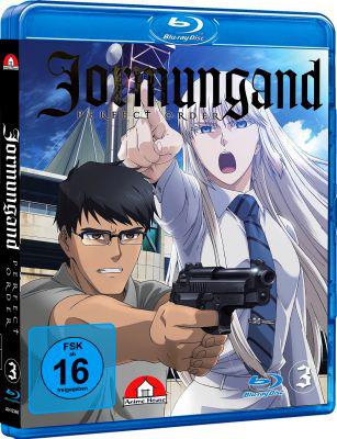 Preview: Jormungand Special Bundle: Blu-Ray Vol. 1-4 mit Schuber und T-Shirt