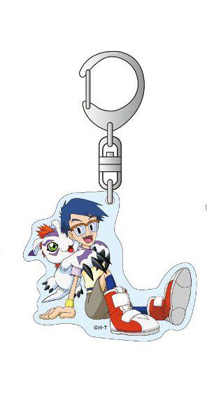 Preview: Jou (Joey) Kido und Gomamon - Digimon Acryl Schlüsselanhänger - 15th Anniversary